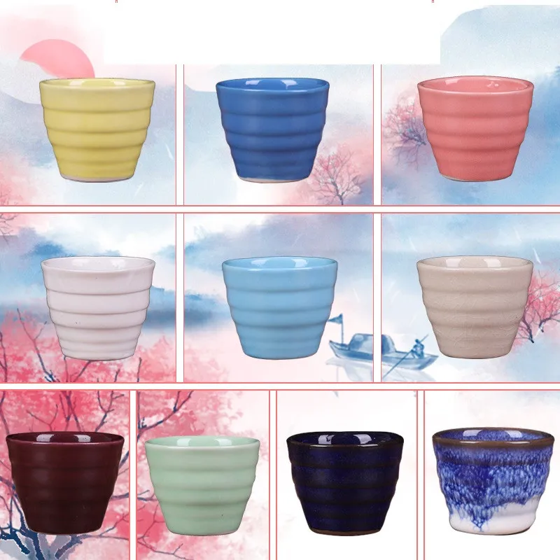 Simple Modern Spirit 45ml Ceramics Wine Travel Mug Glass Cup Bowl Wineglass Goblet 5