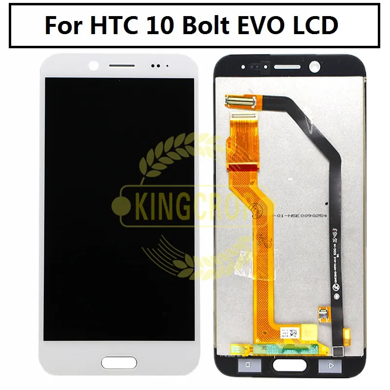 

For HTC 10 Bolt EVO LCD Display Touch Screen Digitizer Assembly 2560x1440 Mobile Phone Replacement Parts For HTC Bolt Display