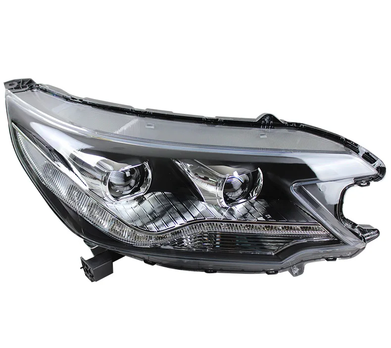 Для 2013- Honda CRV Фары Пара проектор Объектив светодио дный светодиодный дневной свет