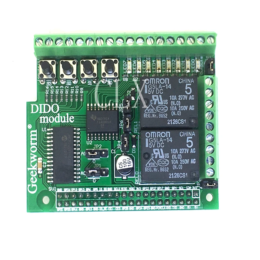 Raspberry Pi Digital Input Digital Output Boad Compatible With PIFACE DIGITAL 2 For Raspberry Pi