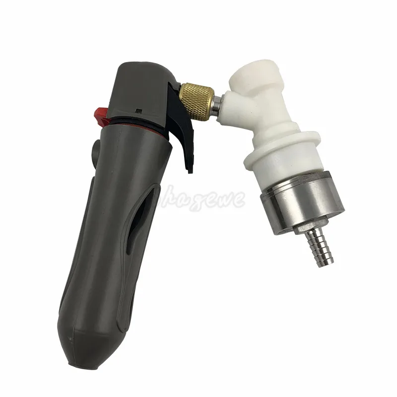 Cornelius Keg Co2 Charger With Ball Lock Gas Disconnect and Stainless Carbonation Cap,w 516 Barb Homebrew Beer Soda Making (3)