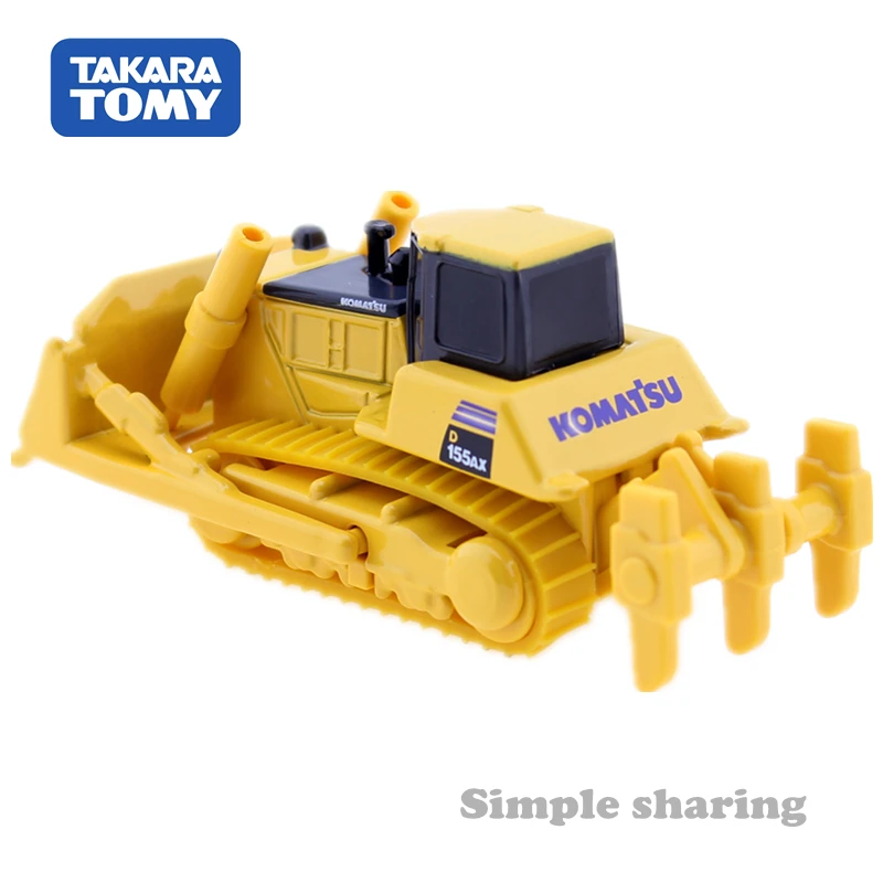 Takara Tomy Tomica № 56 бульдозер Komatsu D155 масштаб 1:109 строительный автомобиль литая