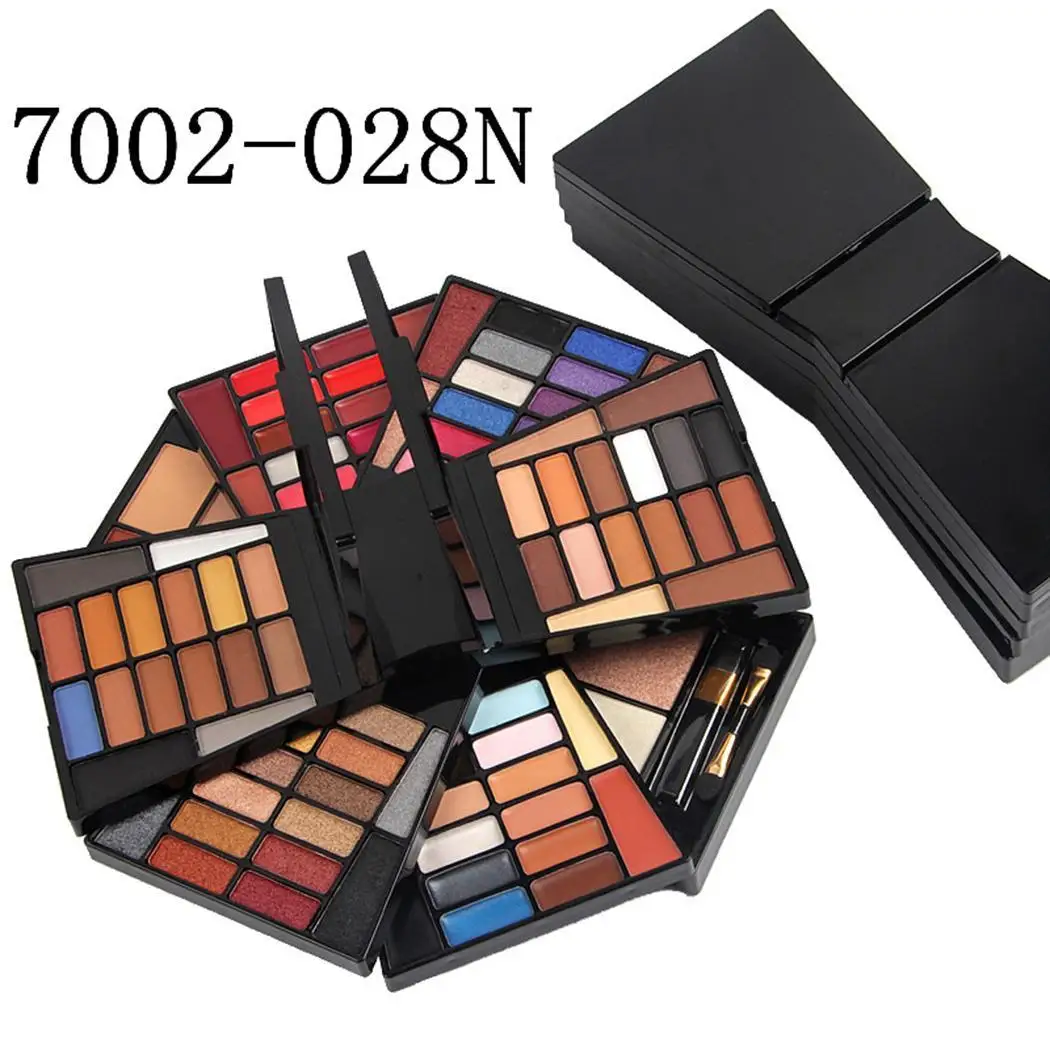 

Women Glitter Matte Long Lasting Eyeshadow Blush Smear China Set All Skin Types Lipstick Makeup Casual Tool