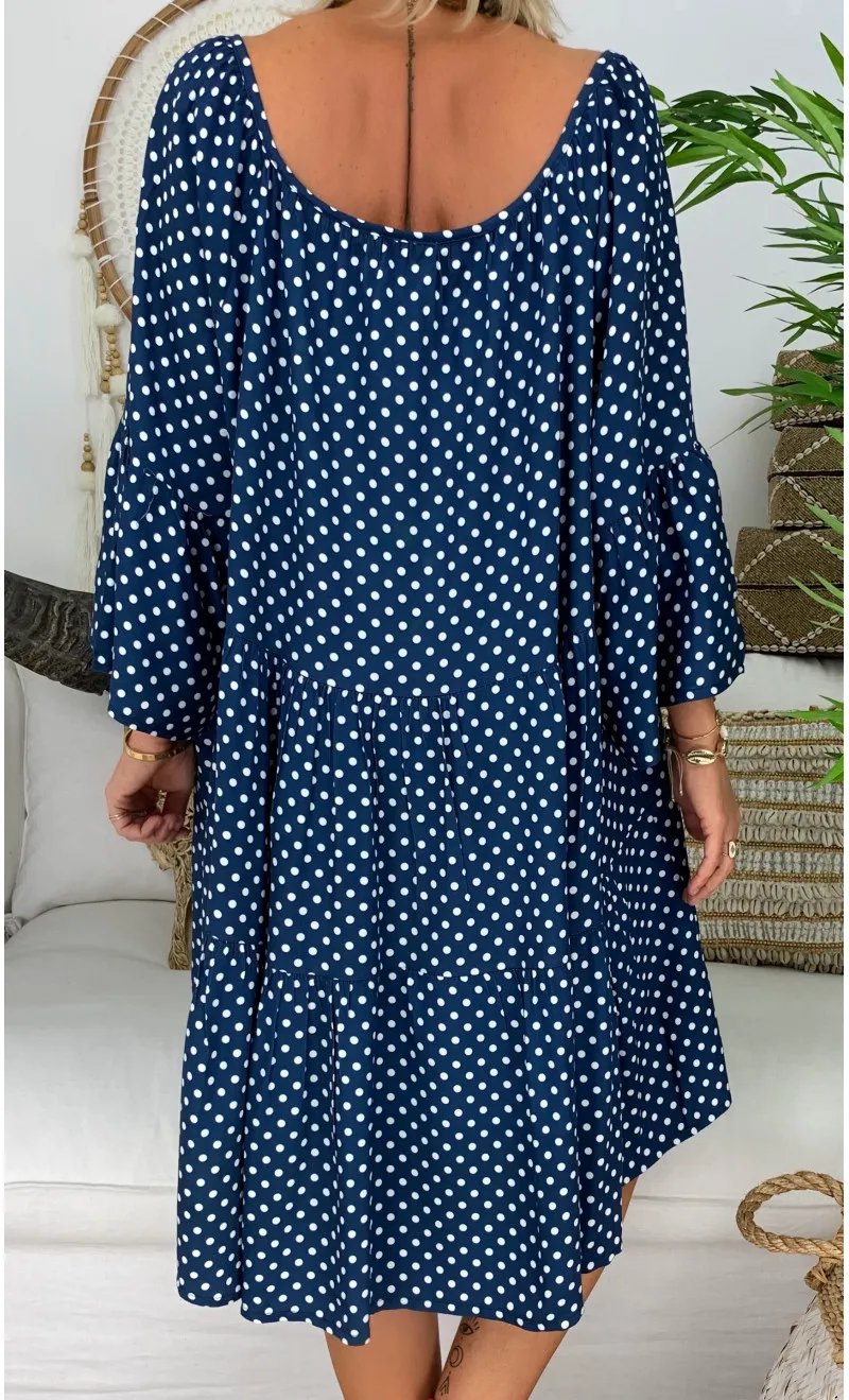 3-4-Sleeve-Loose-Dress-2019-Summer-Thin-Boho-Beach-Dresses-Women-Tunic-Casual-Tie-V (4)
