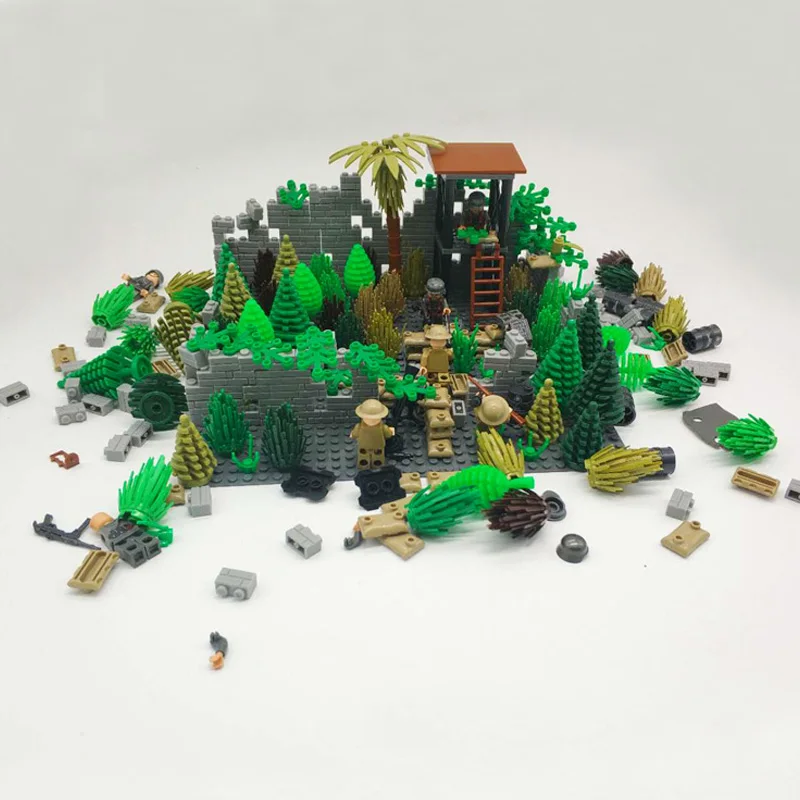 City Parts Garden Bush Trees Building Blocks Bricks Green Plants Block WW2 Military Weapons Accessories LegoINGlys Children Toy City Parts Garden Bush Trees Building Blocks Bricks Green Plants Block WW2 Military Weapons Accessories LegoINGlys Children Toy