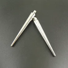 10 шт античные серебряные металлические шипы Подвески ручной работы а555