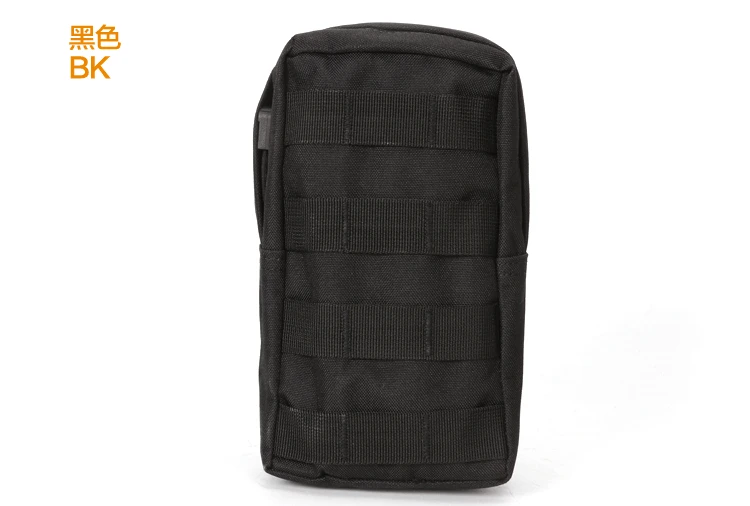 Камуфляжная нейлоновая тактическая сумка для мелочей Военная медицинская сумка для первой помощи MOLLE аксессуары для охоты на открытом воздухе - Цвет: Black