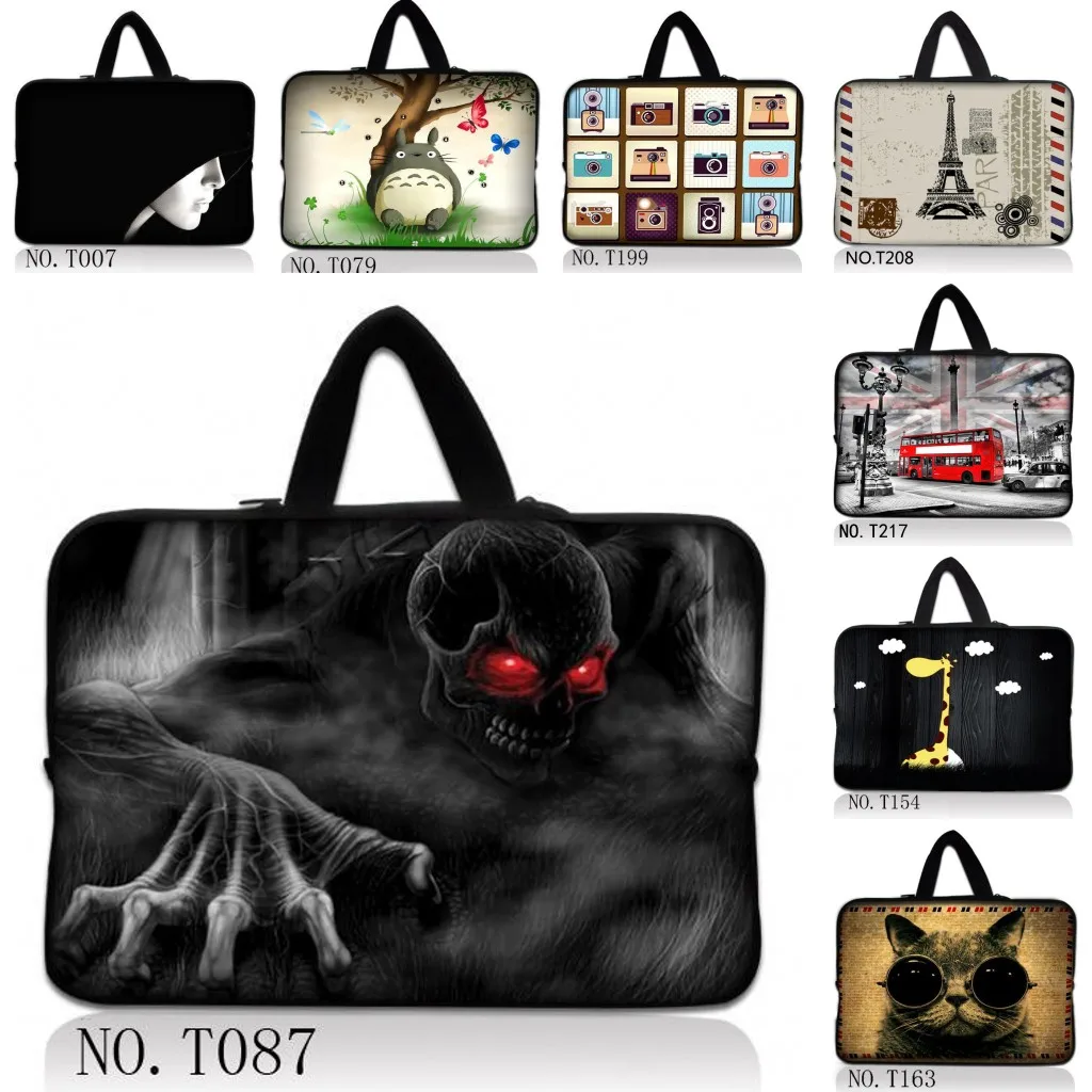 Универсальный ноутбук Мягкий рукав сумка чехол+ Скрытая ручка для 1" hp Pavilion sony VAIO Dell XPS 14