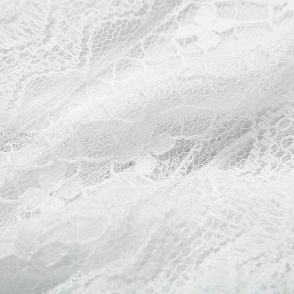 VESTLINDA Lace Dress Women O Neck Sleeveless Solid White Dress Summer 2017 Fresh Style Loose Mini Short Dress Vestidos Plus Size 16