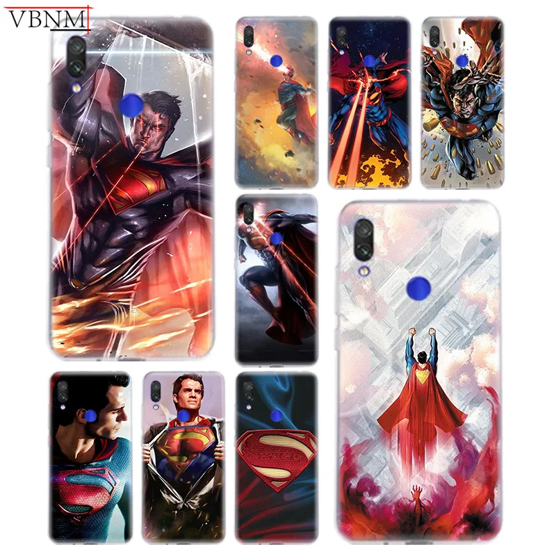 

Superman DC Comics Popular Soft Silicon TPU Case For Xiaomi Redmi Note 4 5 6 7 7Pro For Redme S2 GO Gift Customized Coque Cover