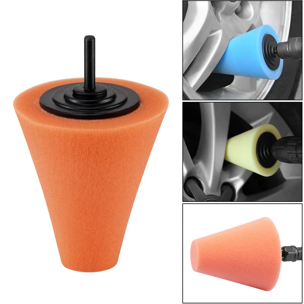 Universal Car Automotive Foam Sponge Polishing Cone Shaped Buffing Pads