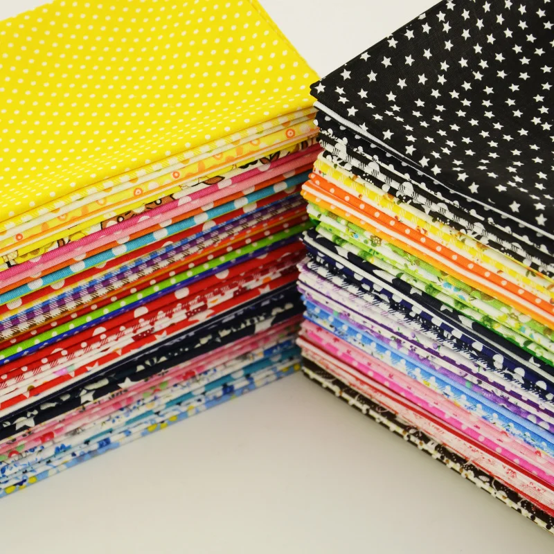 

100% Cotton Fabric Dye 120 PCS/lot Material DIY Patcchwork Sewing Twill Mini Charm Pack 30 Design 5cmx5cm Tissus Au Metre telas