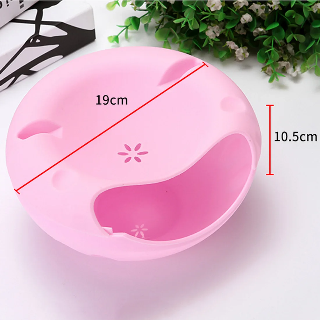 

Multifunctional plastic double-layer dried fruit container snack storage box garbage rack desktop plate storage tray lazy fruit