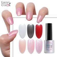 6Pcs/Set Nail Polish Gel UV LED Lacquer With Top And Base Coat 6 Colors For Nail Art Manicure 10ml Nail Kit