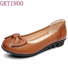 Лоферы размера плюс(34-43); удобная женская обувь из натуральной кожи на плоской подошве; Женская Повседневная рабочая обувь для медсестры; женская обувь на плоской подошве