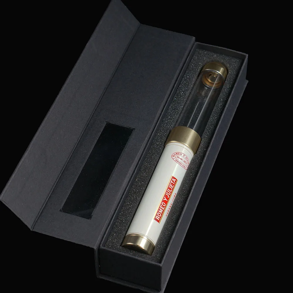 Classic Flexible Antihunting Holder Travel Cigar Tube Humidor