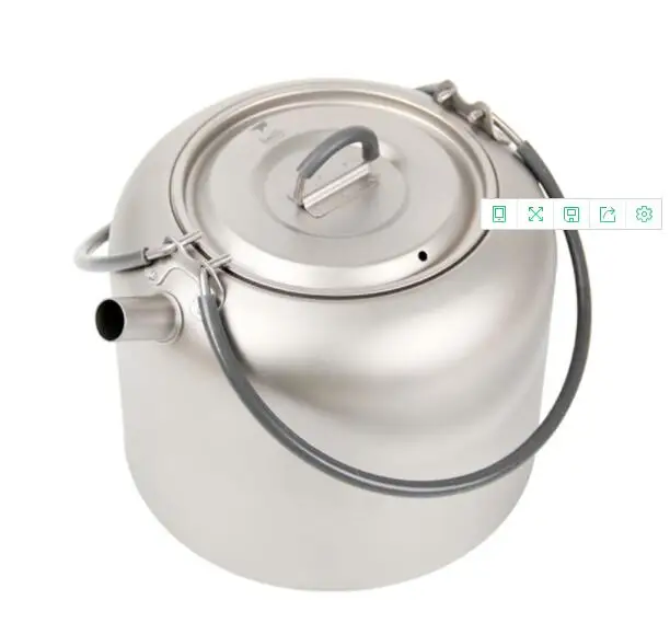 Keith Ti3907 Титан 1.5L чайник Кемпинг Пикник Посуда Кофе Чай воды горшок