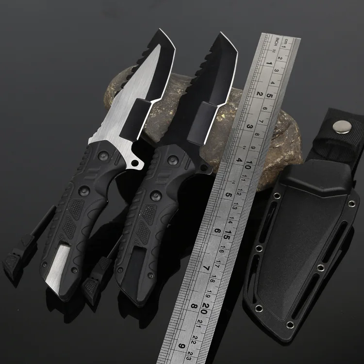 Купить Mengoing твердое качество 440 Сталь с фиксированным лезвием нож зажигалка, Свисток Multi function инструмент ножи и ABS оболочка