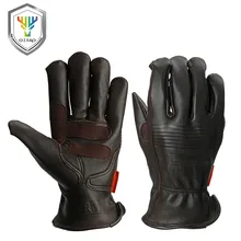 OZERO Safety Gloves Working Hand-type Gloves Protective Welding Garden Antistatic Fishing Gloves Leather Work Gloves For Men 009