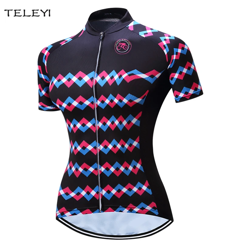 Women Cycling Bike Short Sleeve Top Clothing ciclismo Bicycle Sportwear