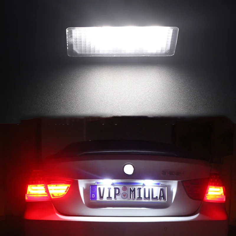 Светодиодные лампы для номерного знака BMW 318i 320i 325i 318ti M3 2 шт./компл. 12 В | Автомобили