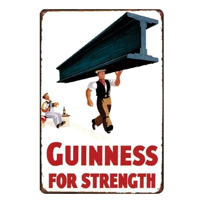 Guinness Vintage Metal Plaques Wall Art Kitchen Party Home Retro Craft Bar Decoration 30X20CM SA-2013 - Цвет: SA3053