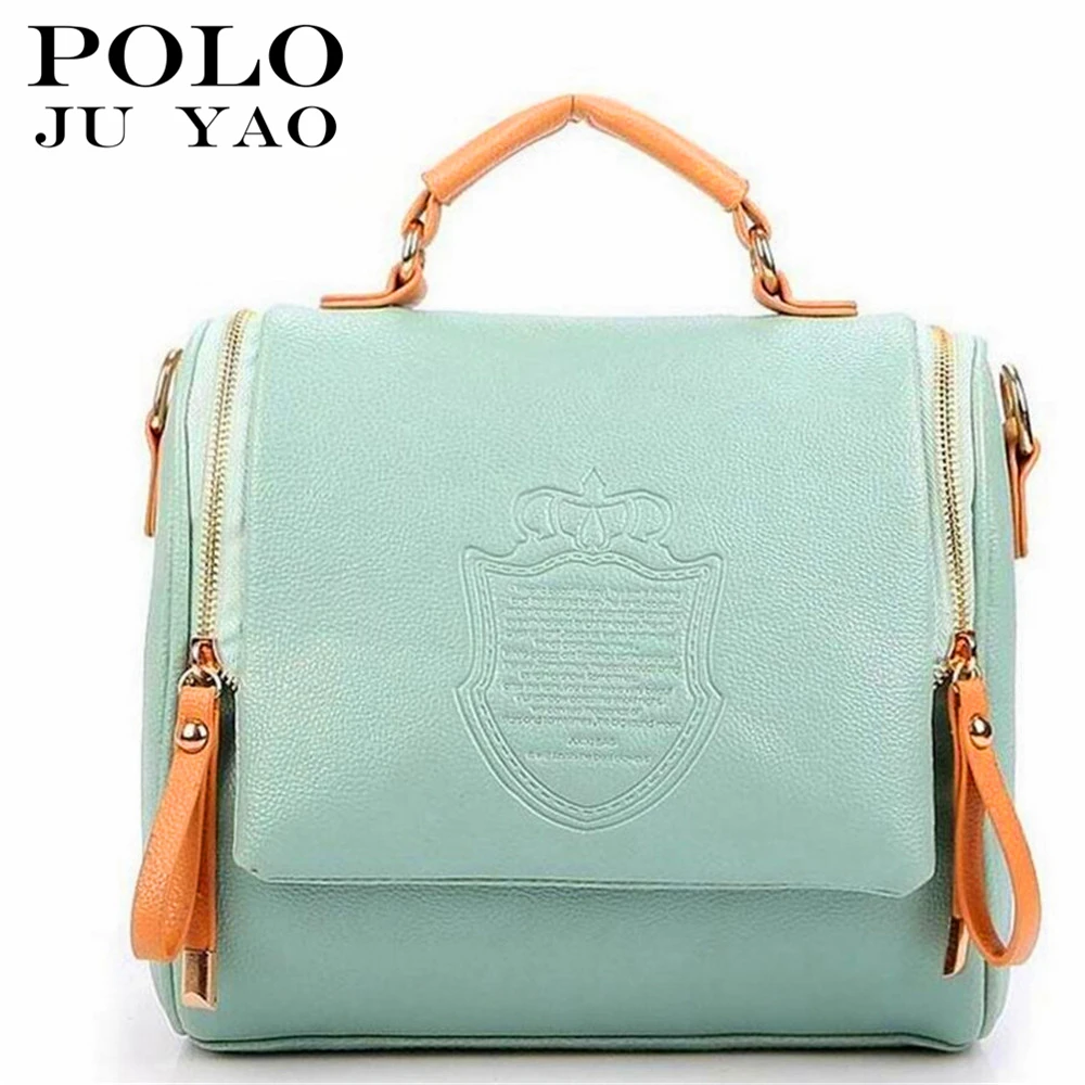 POLO JUYAO 2017 New Arrival women cross body bag Barrel shaped PU women