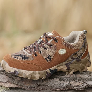 

Outdoor Hiking Shoes Military Tactical Boots Men Combat Trekking Shoes Army Tatico Boot Breathable Mountain Shoes Bota Masculina
