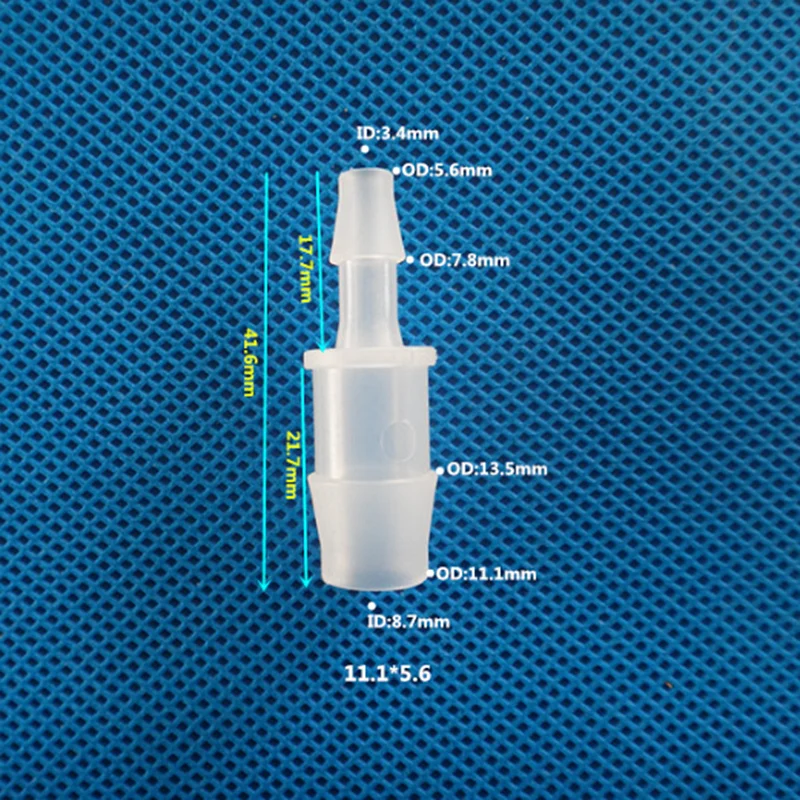 10 шт. внешний диаметр 4-11,1 мм уменьшенная пагода прямой разъем белый пластиковый шланг адаптер воздушный насос фитинги для аквариума