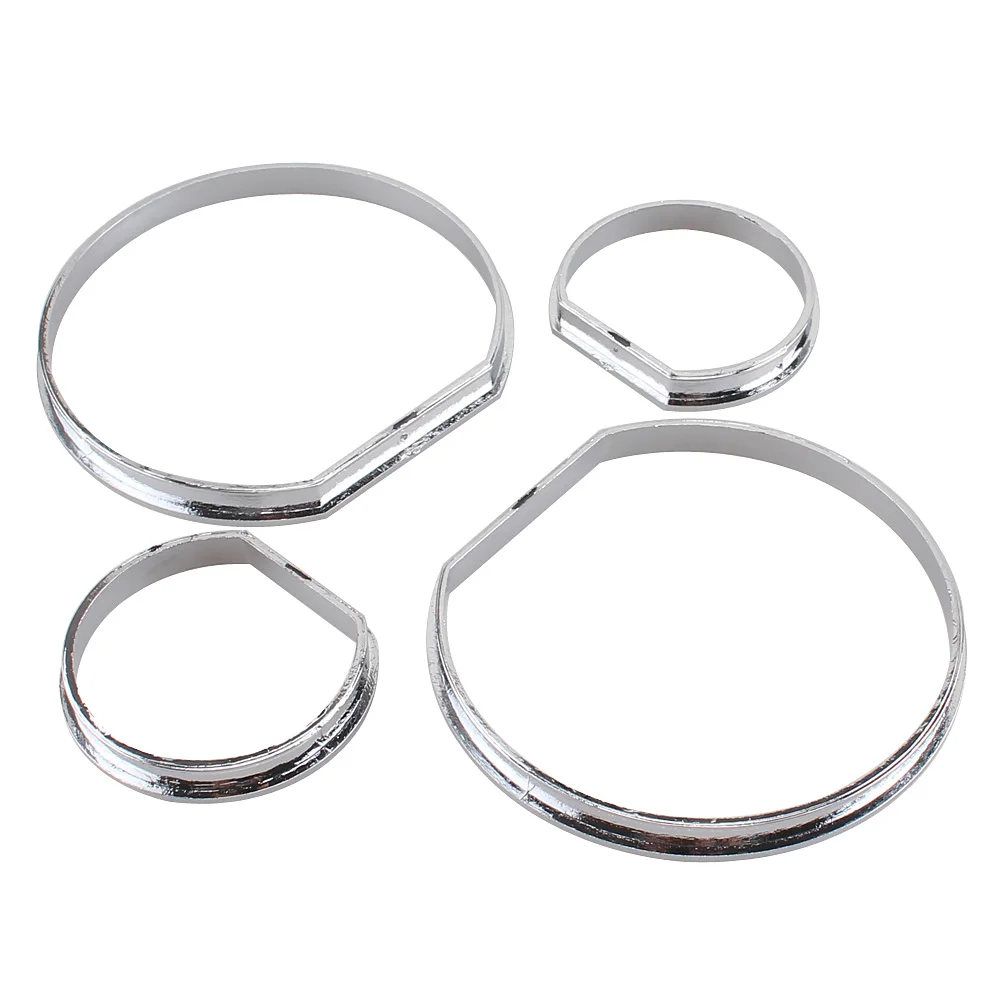 Chrome Styling Chrome Speedometer Gauge Dial Rings Bezel Trim Speedo AC