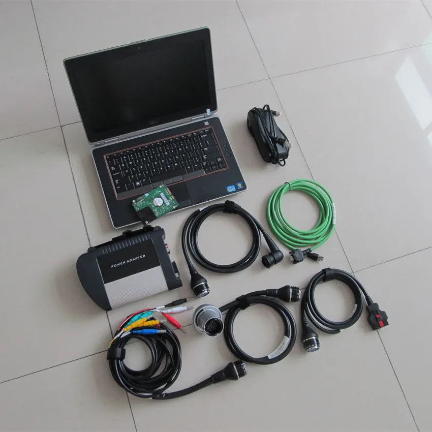  Mb star c4 con hdd software más reciente 201912 con ordenador portátil e6420 i5 cpu diagnóstico par