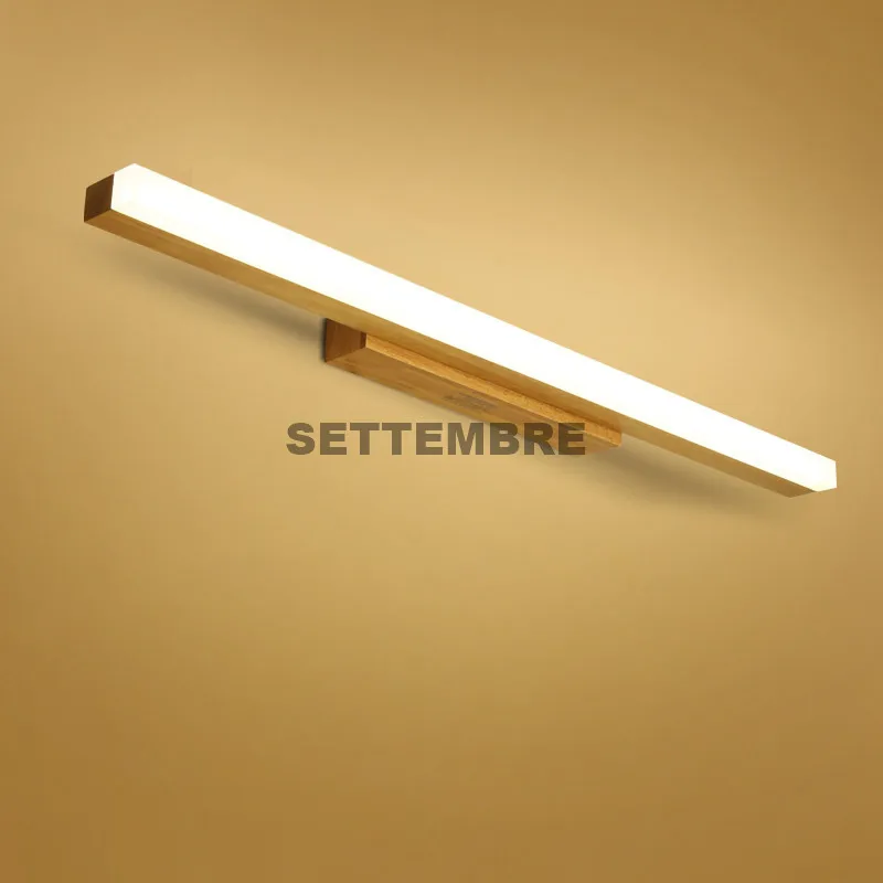 

SETTEMBRE Modern Wood LED Mirror Light Bedroom Living Room Strip Wall Lamp