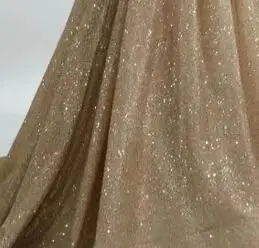 Bling fanatico Borlas de cabo vestido de formatura шикарное длинное платье-накидка с кисточками, выпускное платье с большим v-образным вырезом, Платья для особых случаев - Цвет: gold