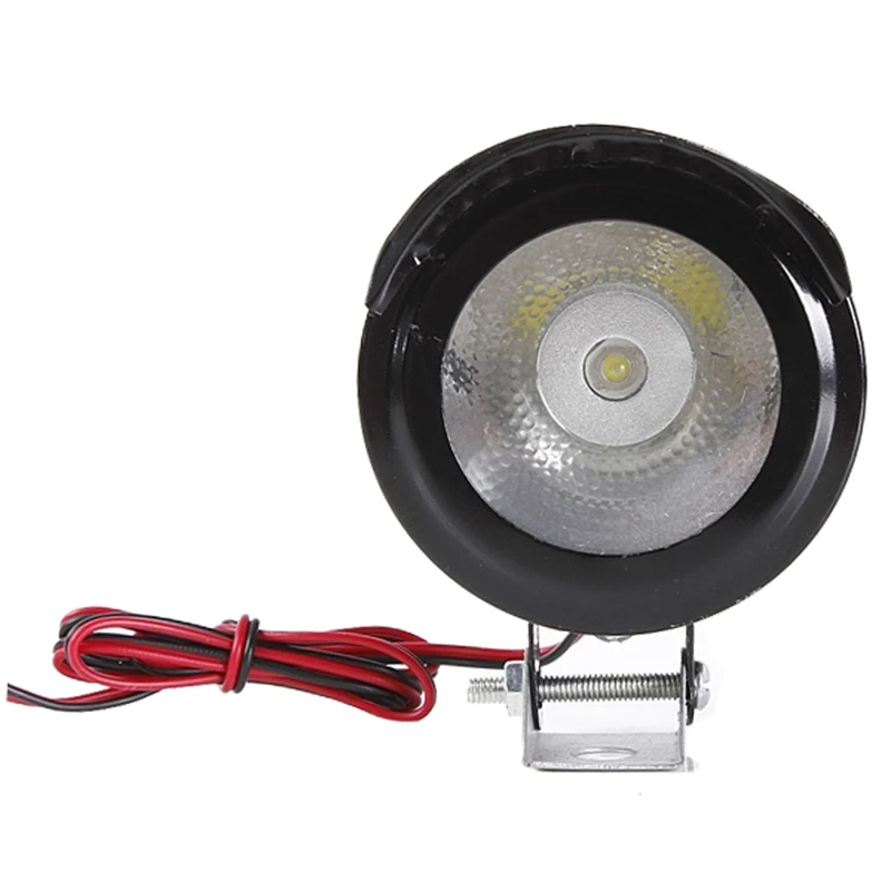 

5W 12V-80V Universal Motorcycle LED Driving Fog Spot Head Light Waterproof Working Lamp Spotlight(Black)