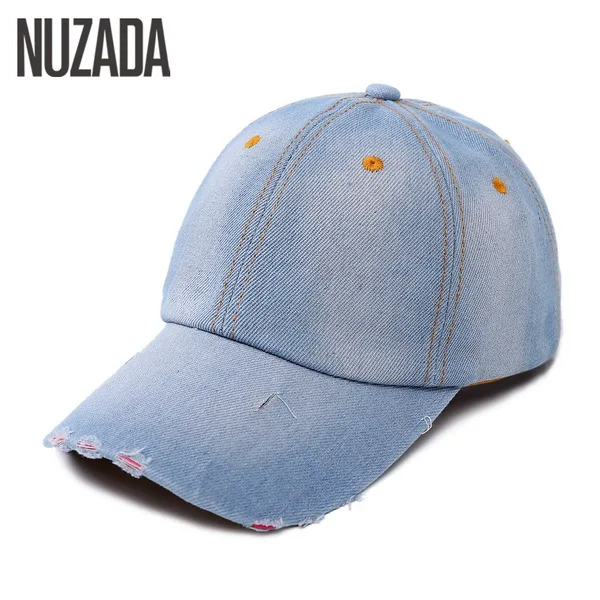 Бренд nuzada Snapback бейсбольная кепка для мужчин и женщин пара кости хип хоп Кепки из хлопка весна лето деним сплошной цвет мыть старые шляпы - Цвет: 02