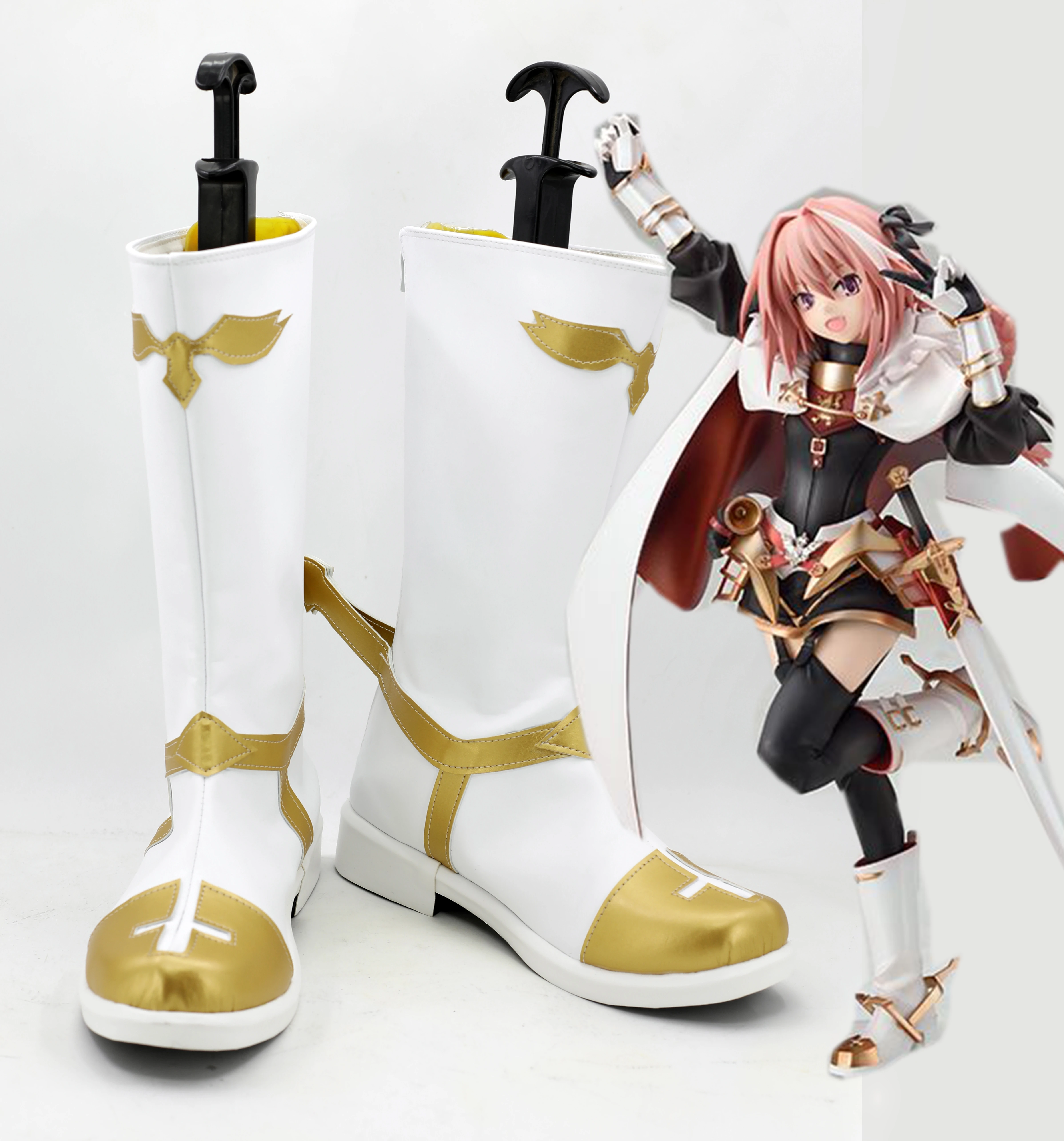 Fate Apocrypha Astolfo Cosplay Shoes Boots Rider Of Black Faction Boots Twelve Paladins Of Charlemagne Cosplay Boots Shoes Shoes Aliexpress
