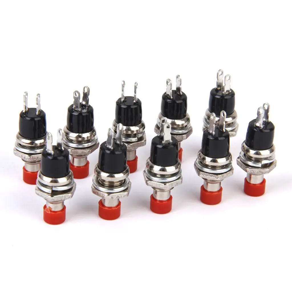 Mini Momentary Push Button Switch for Model Railway Hobby 7mm Pack of