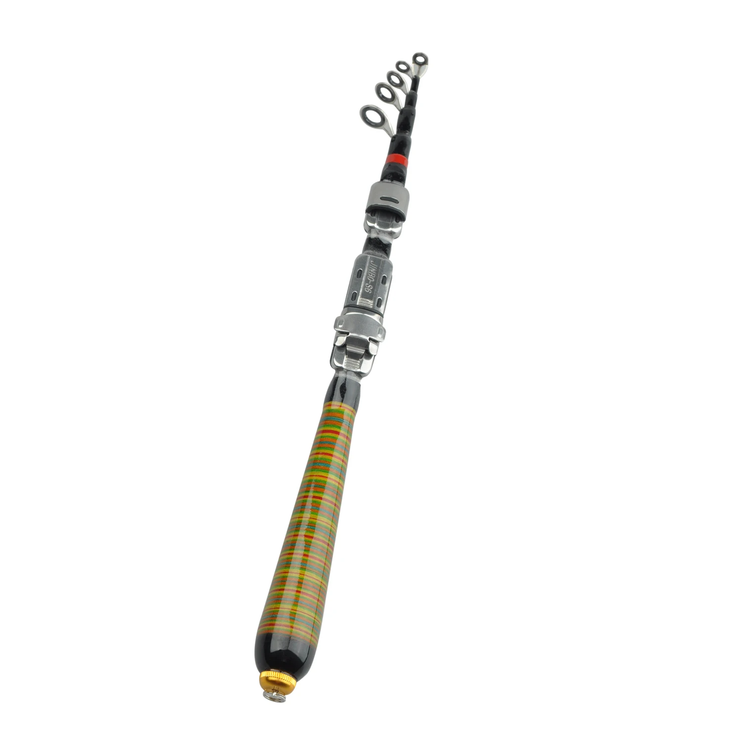 

8 Pack 2.1M 6.89FT Telescopic Fishing Rod Travel Spinning Lure Rod Raft Pole Carbon Fiber