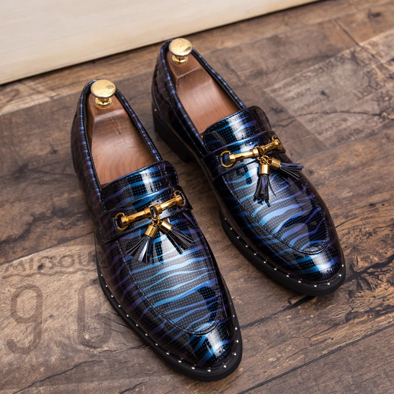 mixed colors fashion men leather shoes italian luxury brand ballroom party dress tassel footwear wedding oxford shoes for men (35)