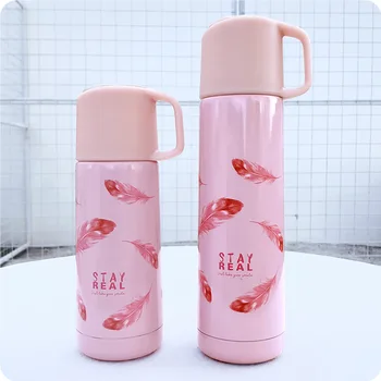 

350ML Creative High Quality Hot Sale Stainless Steel Thermos Cup Outdoor Thermoses Vacuum Bottle Portable Business Travel 60