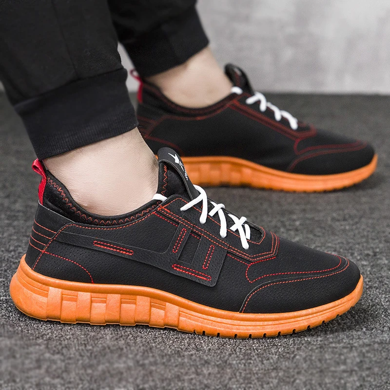 2019 zapatos casuales de hombre de deporte moda zapatos de hombre zapatillas de deporte auténticas de confort zapatillas de deporte para hombre zapatillas para adultos hombres 39 S zapatos|Zapatos informales