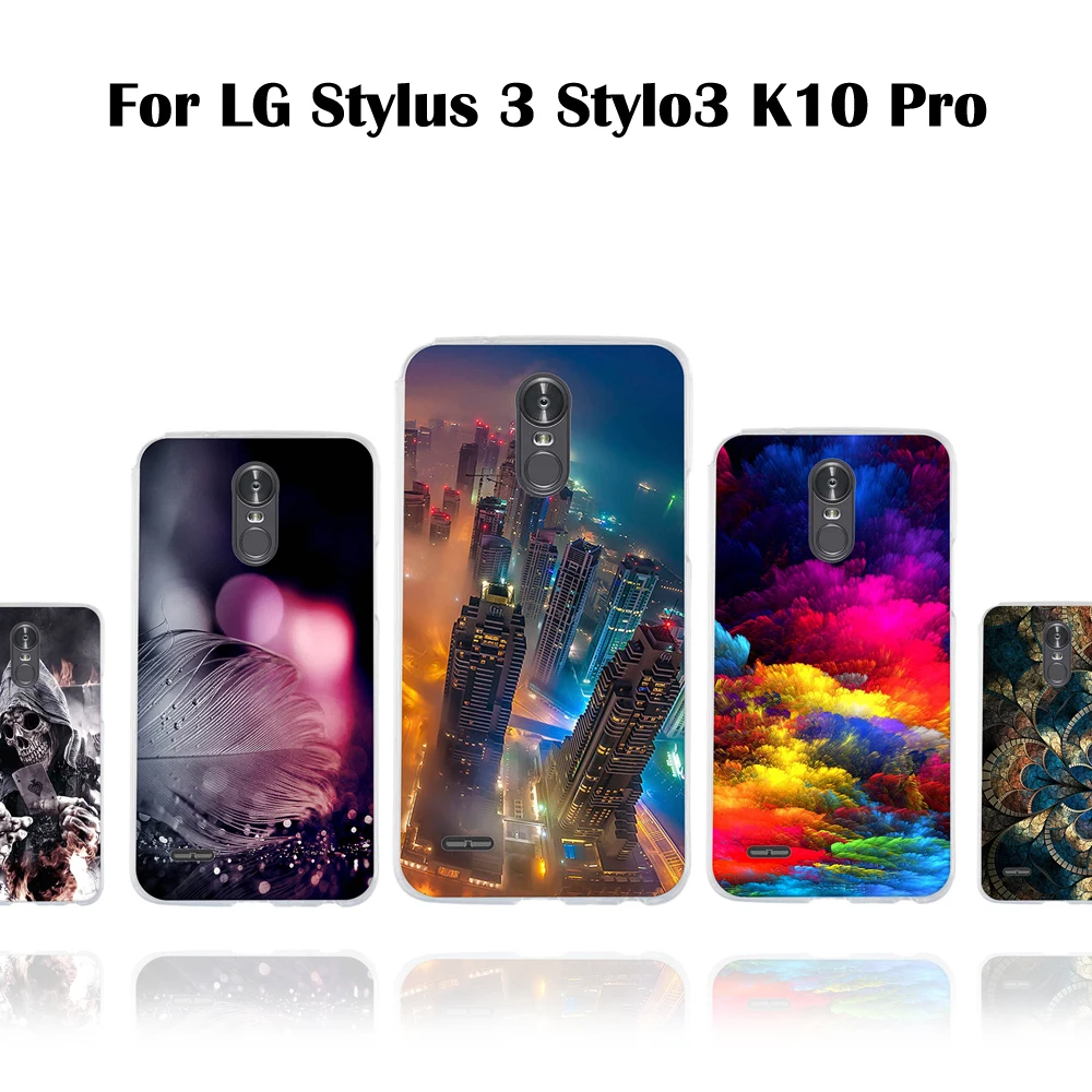 Phone Case For Capa LG Stylus 3 Stylo3 K10 Pro 5.7 inch Silicon Soft TPU Cover Stylo Fundas | Мобильные телефоны и