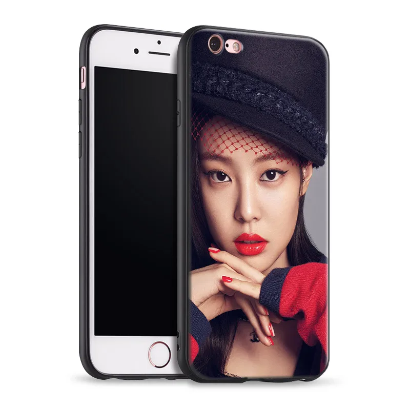 Модный мягкий силиконовый чехол Jennie Kim kpop для телефона Apple iPhone 5 5s Se 6 6s 7 8 Plus X XR XS