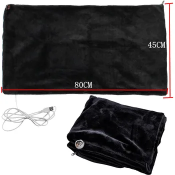 

USB Soft Heated Shawl Winter Electric Warming Neck Shoulder Heating Blanket Pad RT99