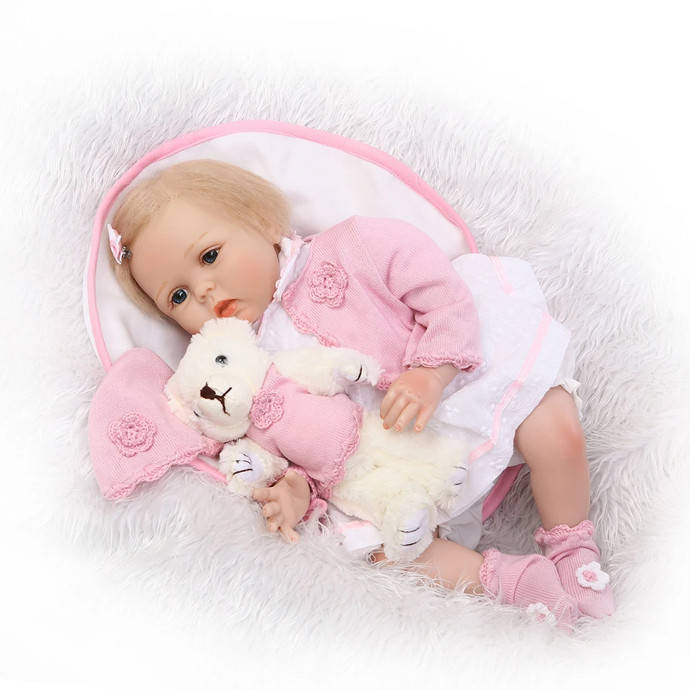 2" Reborn Baby Dolls кукла принцессы силиконовая кукла Возрожденные Младенцы полное тело девушки реалистичные настоящие куклы рождения Bebes настоящие Reborn Bonecas