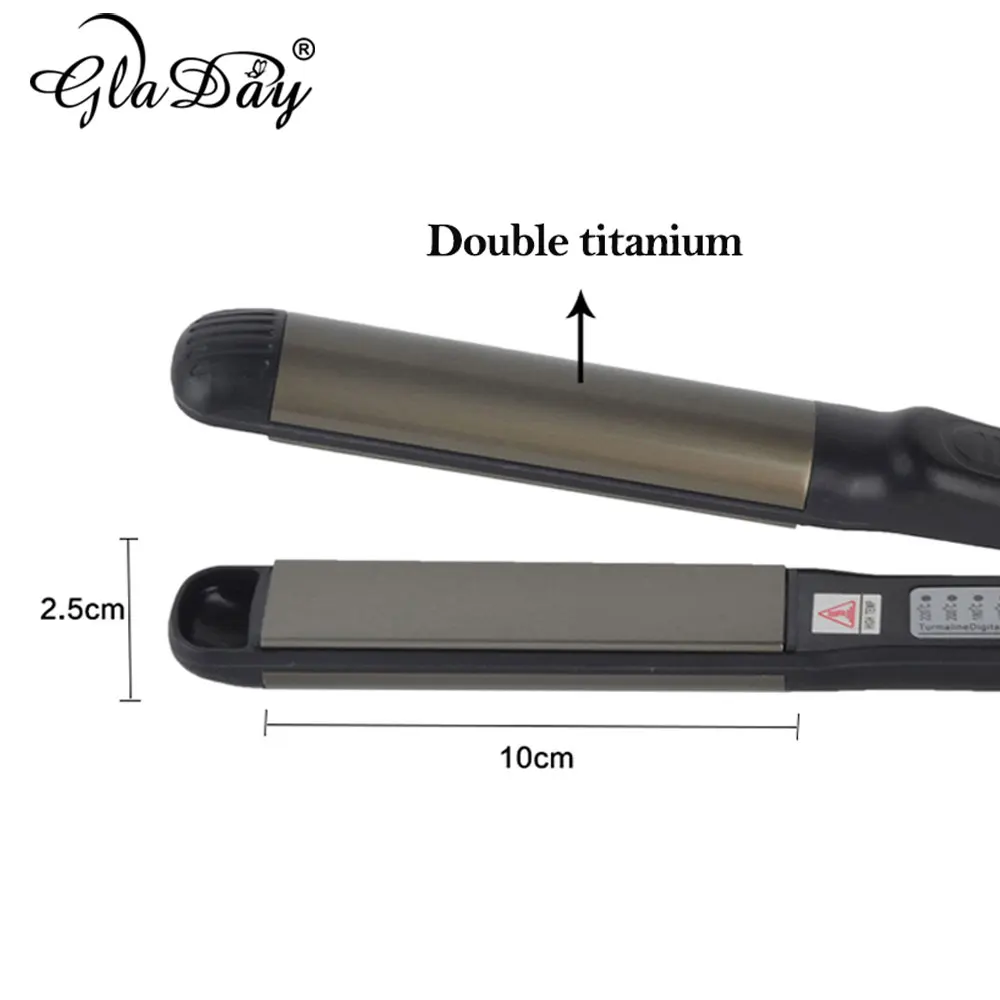 2-в-1 стайлер Контроль температуры Электрический Выпрямитель волос Инструменты для укладки волос 110-240V Pro, утюжок для выпрямления волос с быстрый разогрев