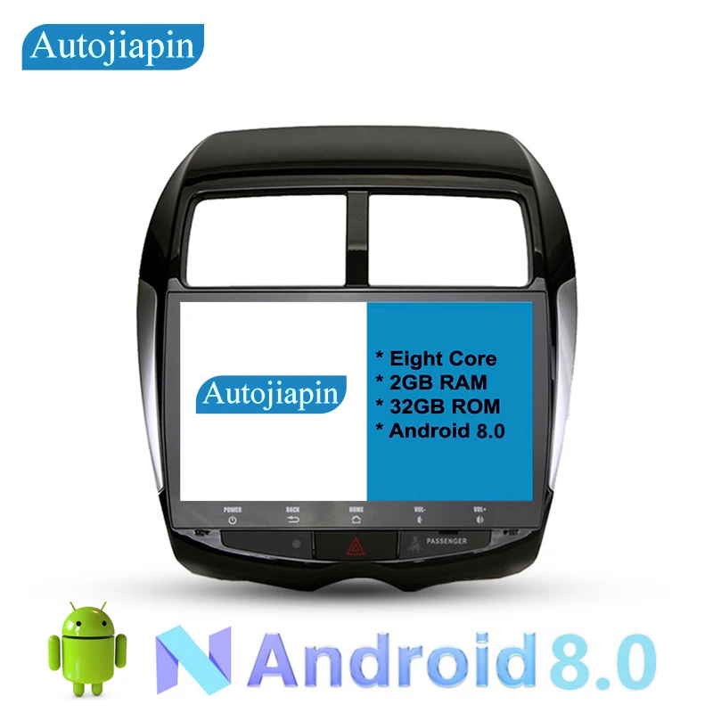 AUTOJIAPIN 10 1 &quotВосьмиядерный Android 8 0 2G ram 1024*600 Автомобильный gps навигация для MITSUBISHI/2007