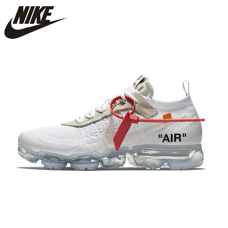 NIKE X Off White VaporMax 2.0 Authentic AIR MAX Breathable Men's Running Shoes Sport Outdoor Sneakers AA3831-100 EUR Size M