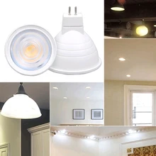 Чашеобразный Светодиодный прожектор Лампа 220 V 6 W светодио дный лампа GU10 MR16 GMR16 GU5.3 для лестницы освещения пути