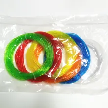 3D Printer and 3D pen TPU Flexible Soft rubber 3D Printing material Filament 1.75mm 10Meters*7Colors Total 70Meters